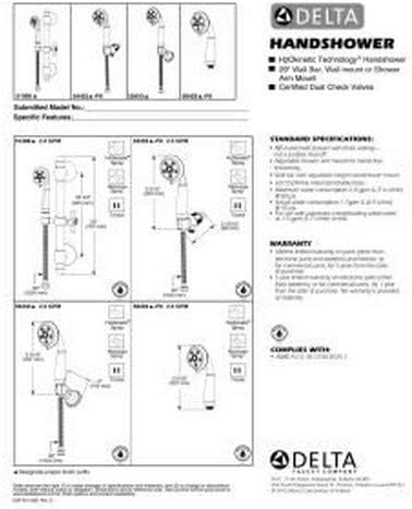 Delta Faucet 59433-CZ-PK Hand Shower Champagne Bronze