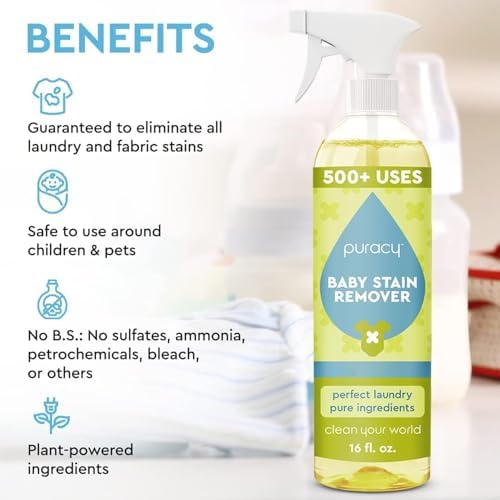 Puracy Stain Remover for Baby Clothes