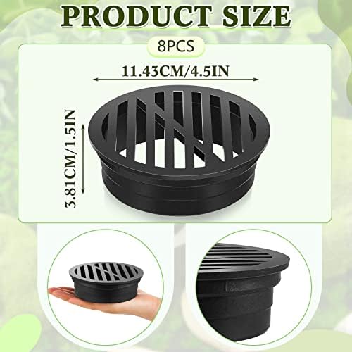 Taiyin 8 Pcs 45 Inch Drain Cover for Outdoor Use