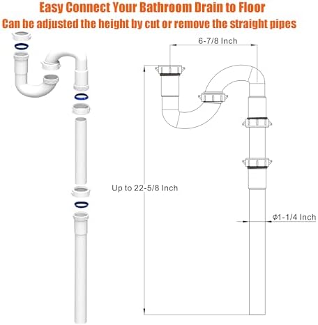Variimage 1-14 Universal Sink Drain Repair Kit