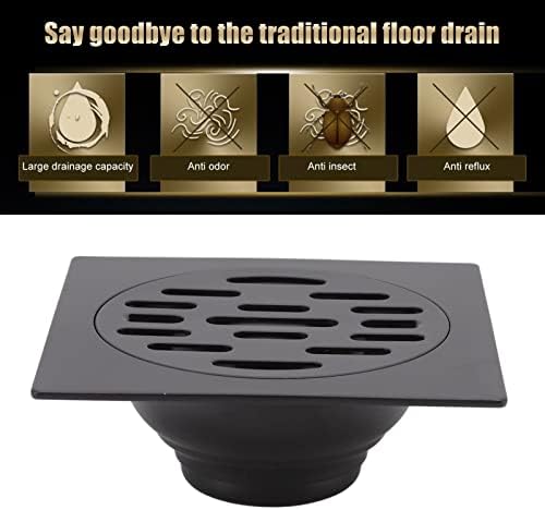 Aladeno Odor Proof Stainless Steel Floor Drain Set
