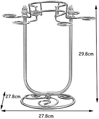BOCbco Freestanding Wine Rack with 6 Glasses 1 Decanter 1