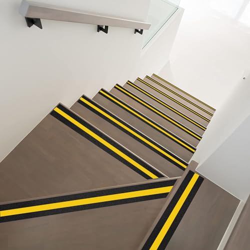 COSIMIXO 2inch x 165ft Anti Slip Tape with Reflective Stripe