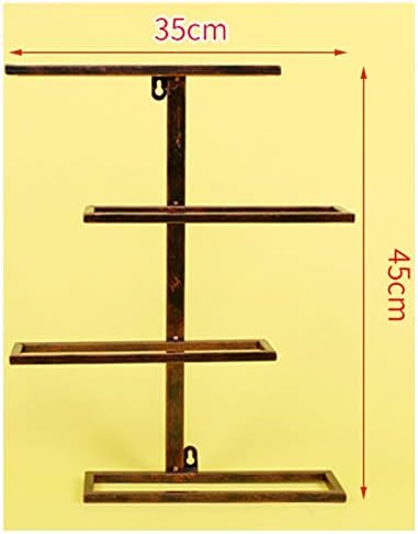 Wall-Mounted Wine Racks 4 or 6 Bottles Black