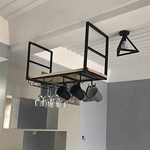 Wine Rack Ceiling Wall-Mounted Holder 100Cm