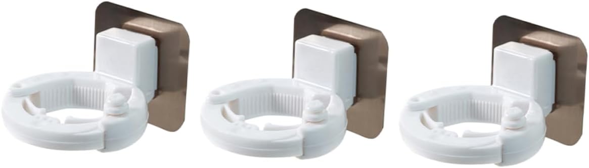 Ciieeo Wall Mounted Shampoo Gel Bottle Rack Adhesive No Holes