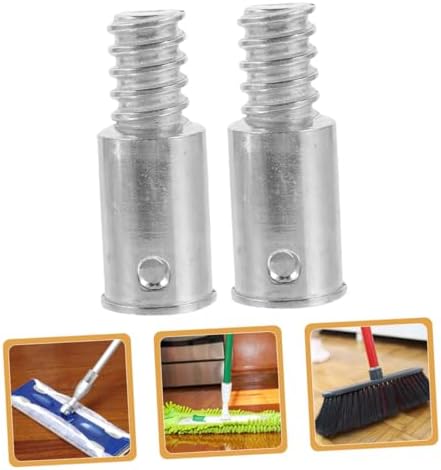 25mm Aluminum Alloy Broom Handle Adapter 2 Pcs