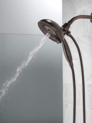 Delta 5-Spray In2ition Dual Shower Head with Handheld Spray and Hose
