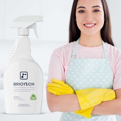 BRIOTECH SurfaceAir 500 - 32 fl oz Pure Hypochlorous 500 PPM Cleaner