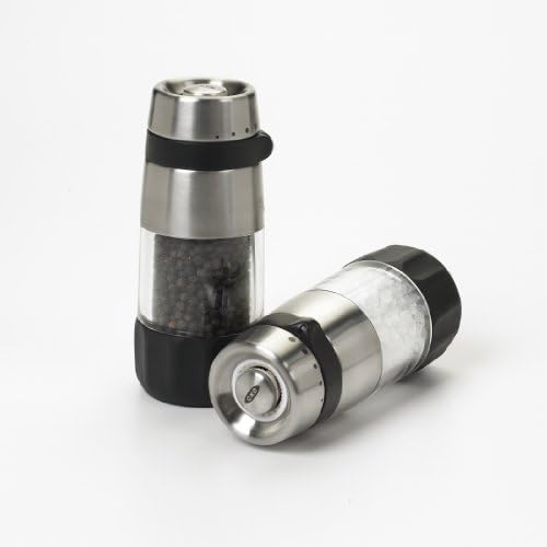 OXO Good Grips Salt Pepper Grinder Set with Paper Towel Holder