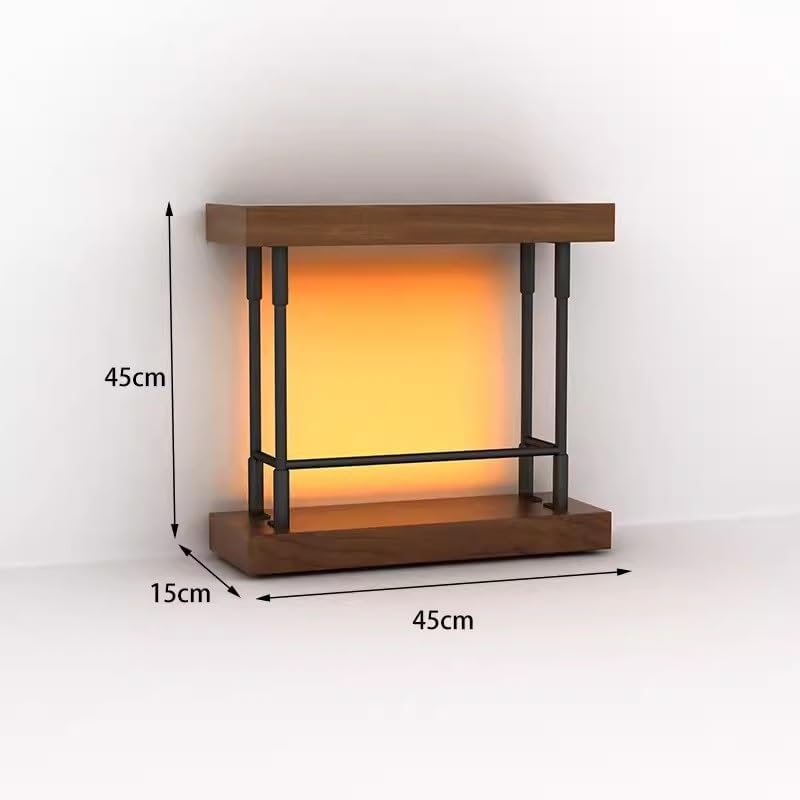 GZHERVICES Tall Wine Bar Cabinet With LED Lights