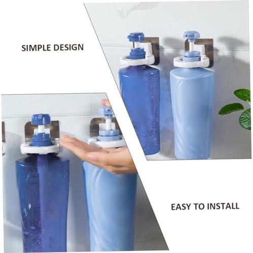 STOBAZA 3pcs Non-Punching Wall-Mounted Shower Gel Holders