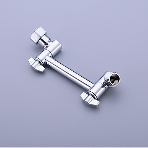 TRUSTMI 4 Inch Brass Shower Arm Extension Mount with Adjustable Height