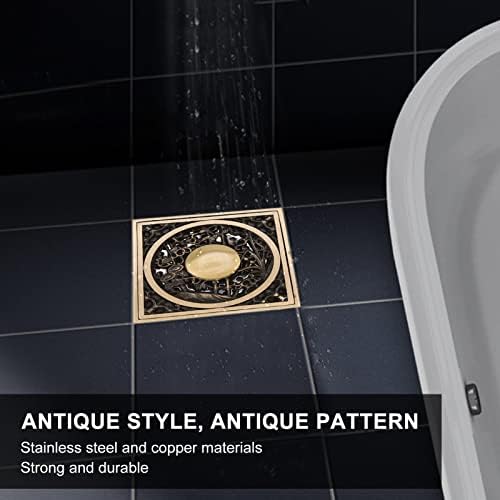 Antique Copper Floor Drain for Kitchen and Bathroom