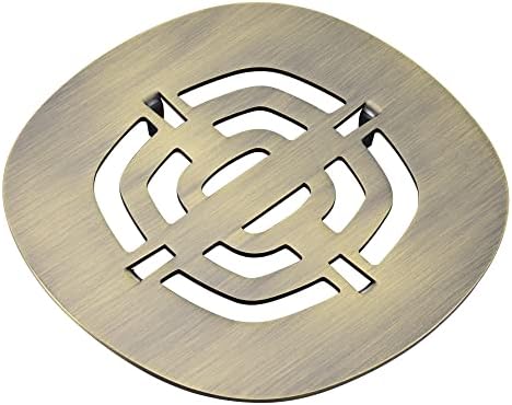 Bropury 425 in x 425 in Snap-in Shower Drain Grid Antique Bronze