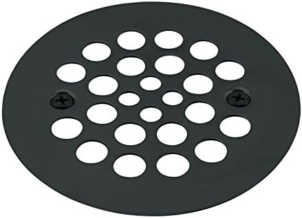 Westbrass 4-14 OD Shower Strainer Matte Black 1
