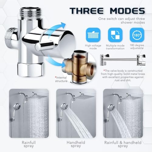 Razime 10 Rainfall Handheld Shower Combo with 82 Modes 1