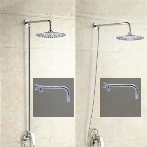 Stainless Steel Wall Mounted Shower Arm Holder 28cm