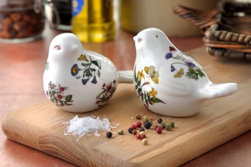 Portmeirion Botanic Garden Bird Shaped Salt Pepper Set
