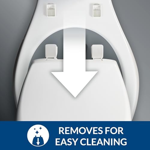 Mayfair Concealed Trapway Toilet Seat Fastening Kit White 1