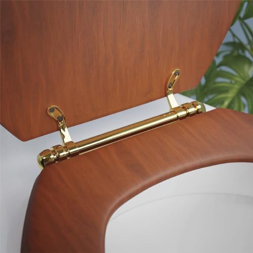 Adjustable Solid Brass Toilet Seat Hinge Replacement With Hardware