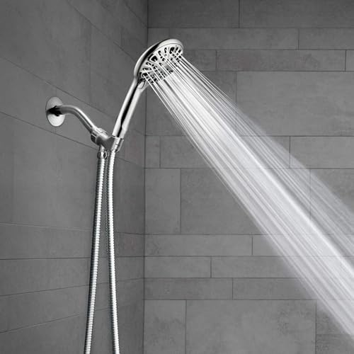Eolax 8 Inch Chrome Shower Arm and Flange with Flange