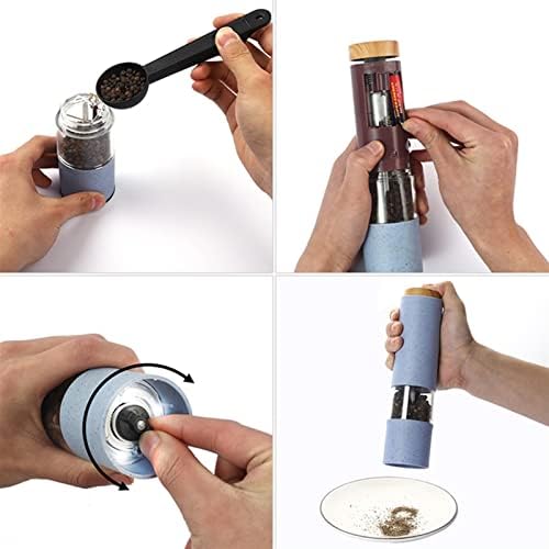 Electric Spice Grinder Set With Holder 2PCS
