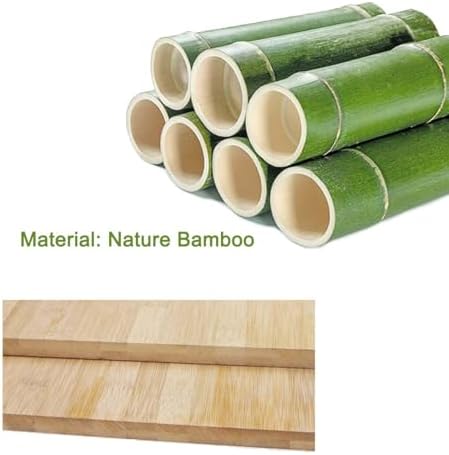 Bamboo Wine Glass Holder with 6 Slots