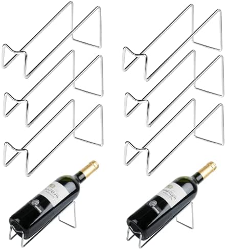 Yeesport 6-Piece Wine Rack Set - Durable Metal Bottle Holder 1
