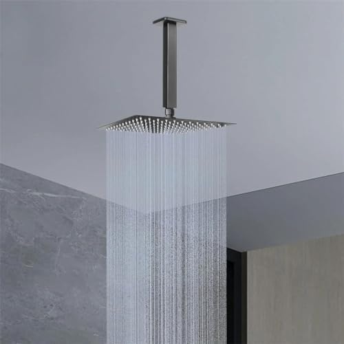 Stainless Steel Ceiling Mount Shower Arm 25cm Chrome