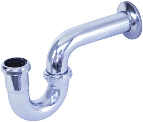 EZ-FLO 1-14-Inch Brass P-Trap with Flange