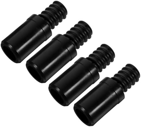 4pcs Callaron Plastic Broom Handle Threaded Tips