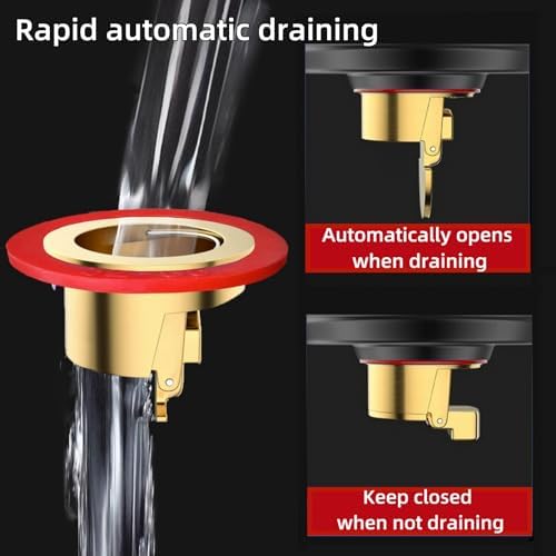 2Pcs COLDDD Universal Brass Floor Drain Core