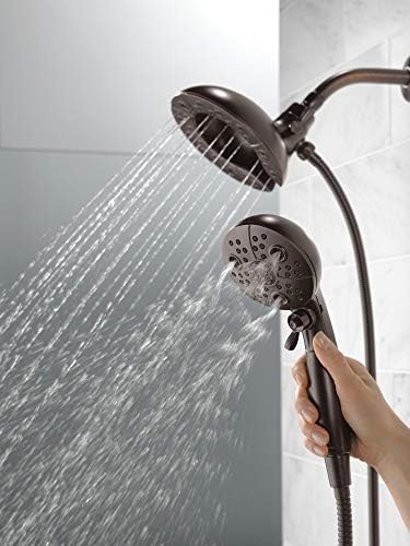 Delta 5-Spray In2ition Dual Shower Head with Handheld Spray and Hose