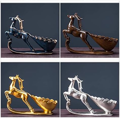 ALDEPO Elk Shaped Wine Rack Resin Counter Decor