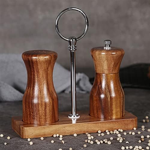 Wooden Spice Grinder Set - Salt and Pepper Shaker