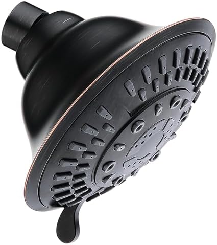 BRIGHT SHOWERS High Pressure Showerhead with 5 Spray Settings