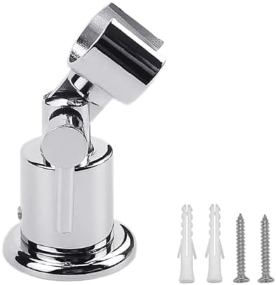 All Metal Shower Head Holder with 180 Adjustable Wand Mount