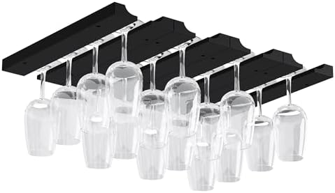 Rustic State Vigo Adjustable Stemware Rack