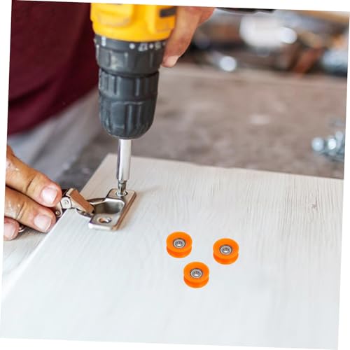 5 Pcs U Groove Nylon Sliding Door Rollers