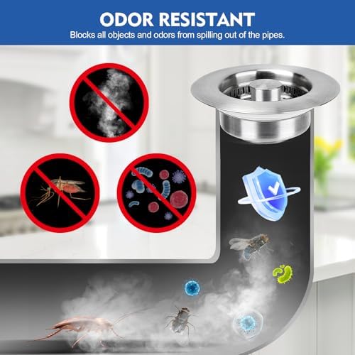 WarmSpray 3 in 1 Kitchen Sink Drain Strainer