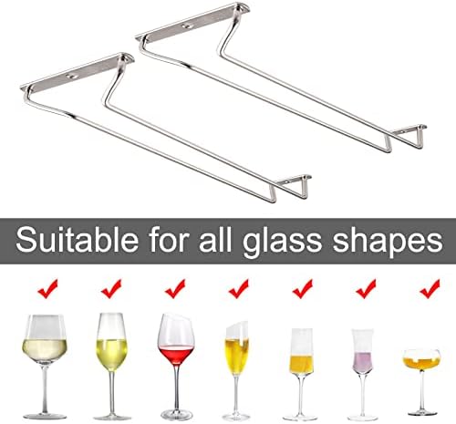 CUKE2BEET 118 Inch Stemware Rack for Cabinet Kitchen Bar