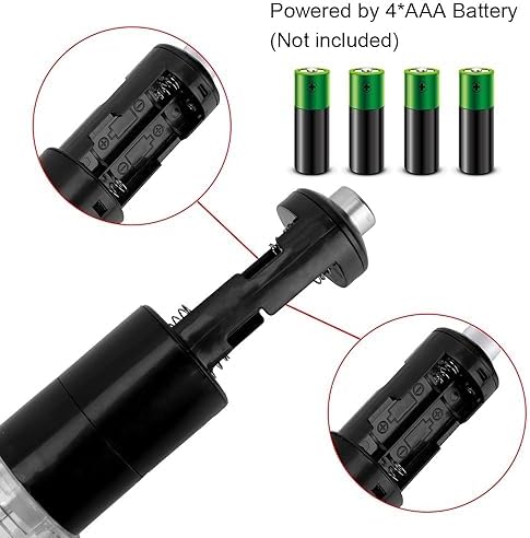 Electric Spice Grinder With LED Light - Salt Pepper Shaker Set
