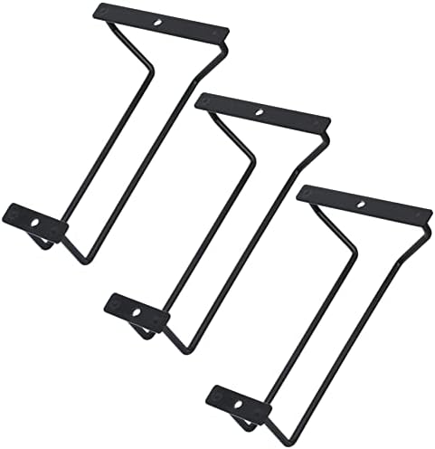 Zoohot 7-Inch Wine Glass Rack - 3 Pack Under Cabinet Holder