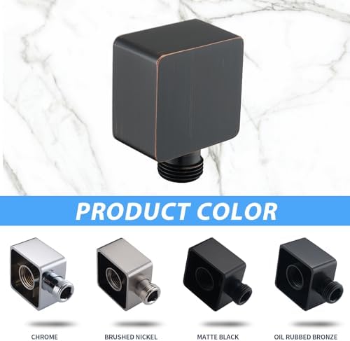 UCLIMAA Brass Wall Mount Shower Elbow for Handshower