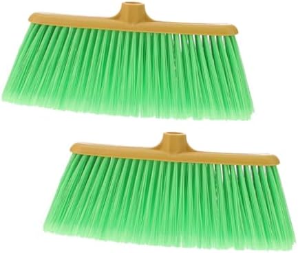 Minkissy 2pcs Durable Plastic Broom Head Replacement