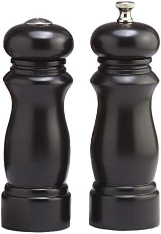 CoolCookware 6 Inch SalemEbony Pepper Mill Salt Shaker Set