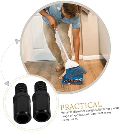 4pcs Callaron Plastic Broom Handle Threaded Tips