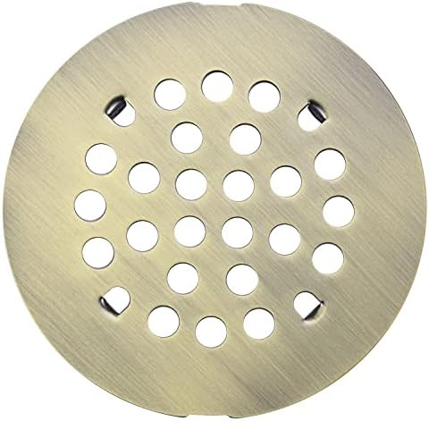 Bropury 4-14 Inch Snap-In Shower Drain Cover Stainless Steel