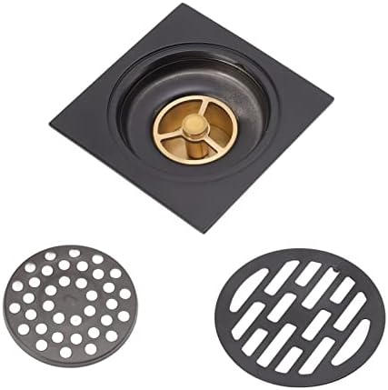 Antique Style Stainless Steel and Copper Drain Grate for Bath and Kitchen